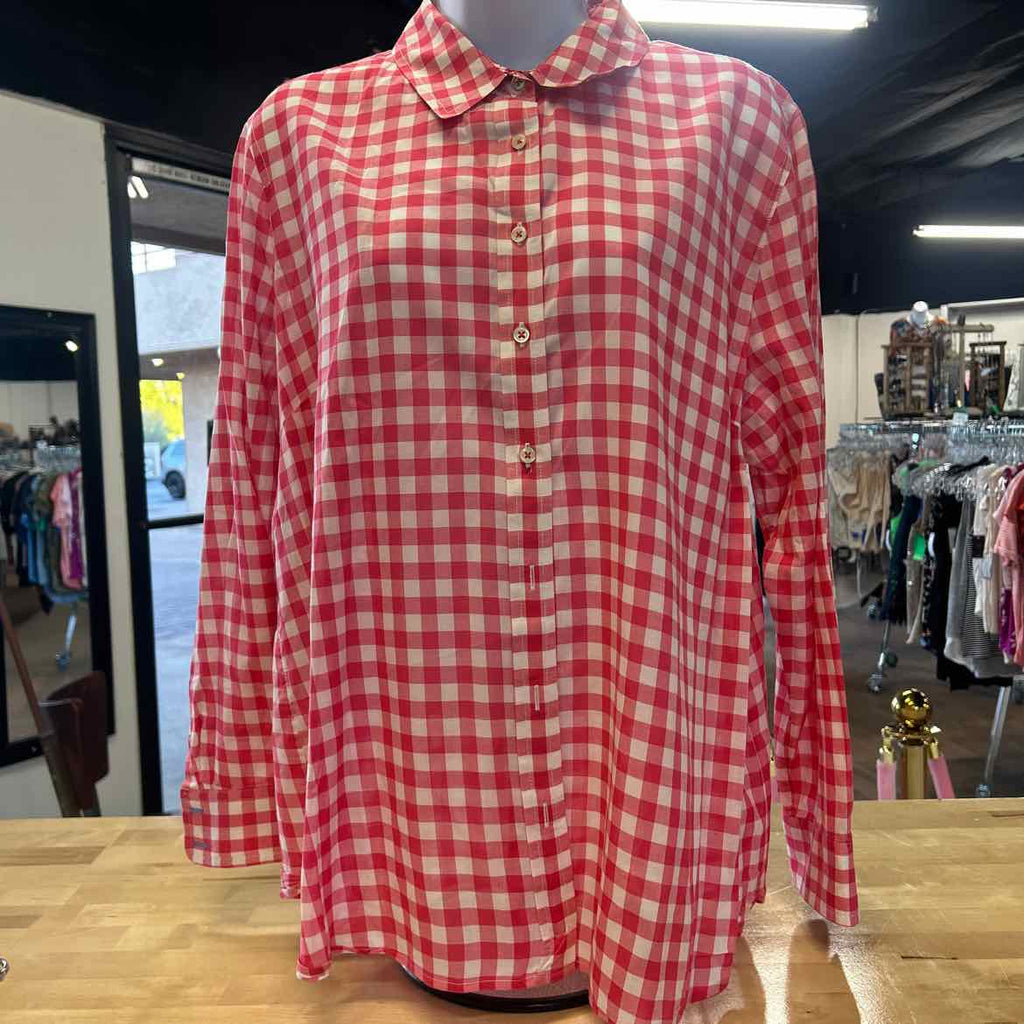 Talbots Size XLP Pink Preloved Button Down LS