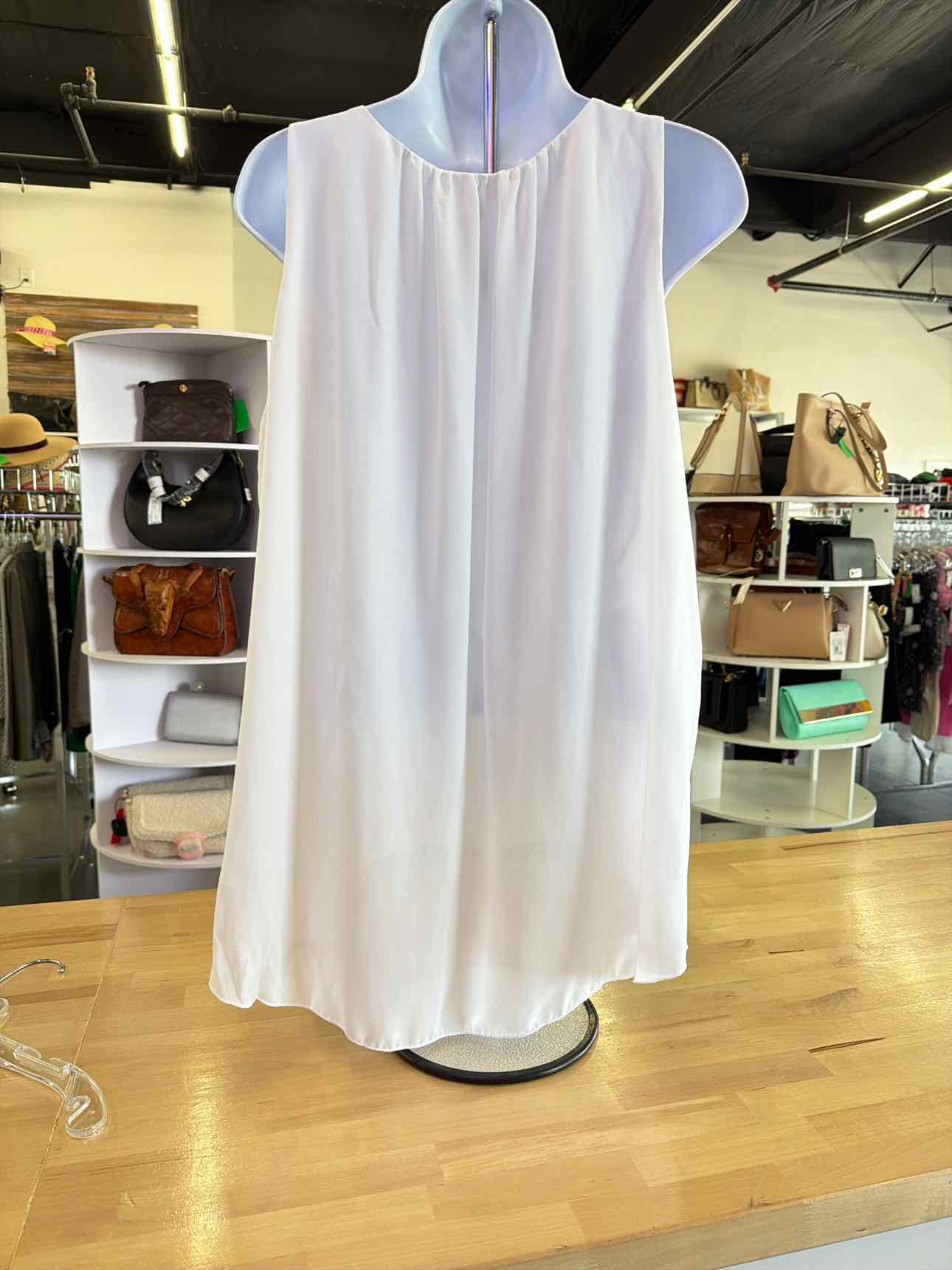 Joan Vass Size XL White Preloved Tank