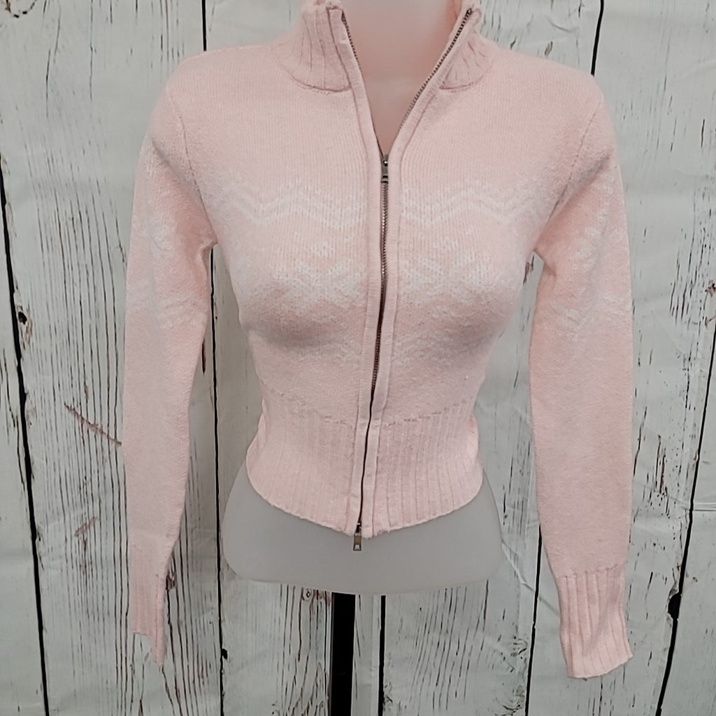 Planet Heart Size XS Pink Sweater