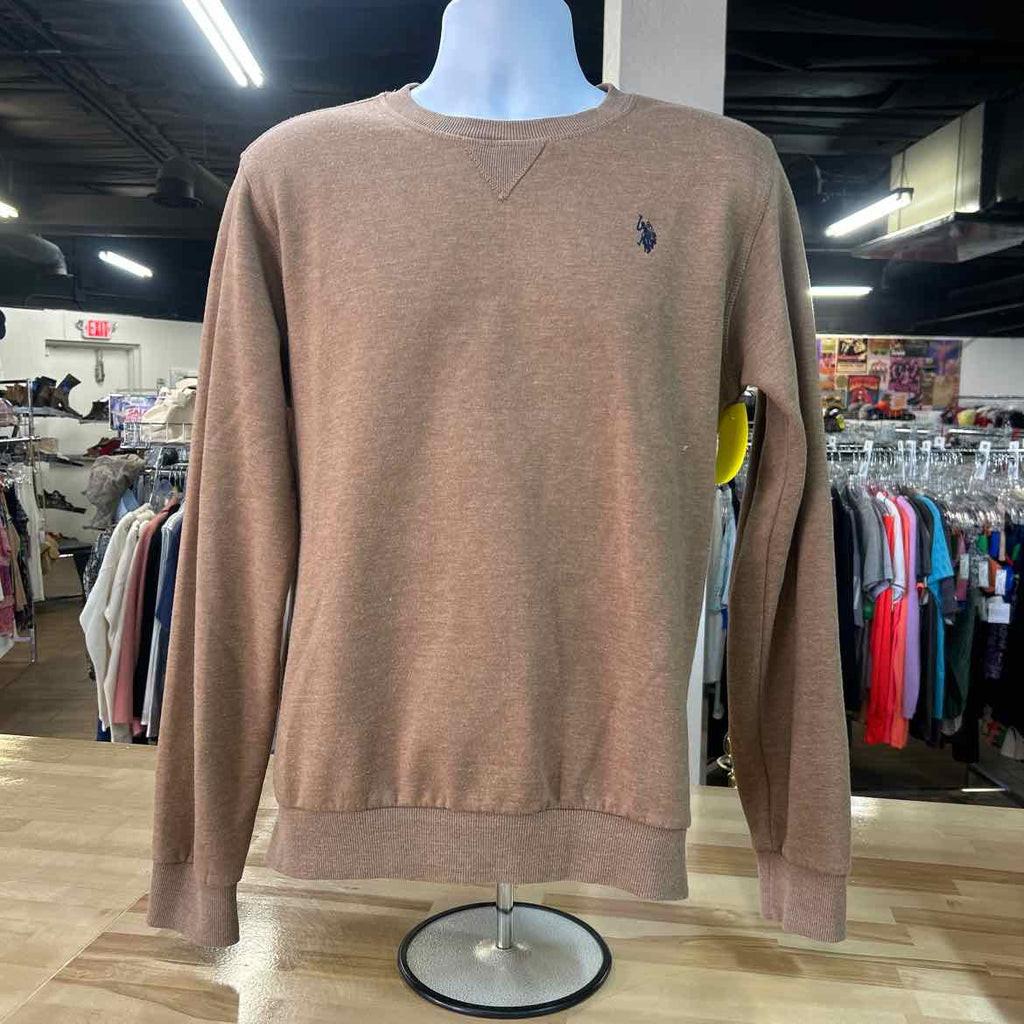 U.S. Polo Assn. Size M Brown Preloved MENS Sweatshirt