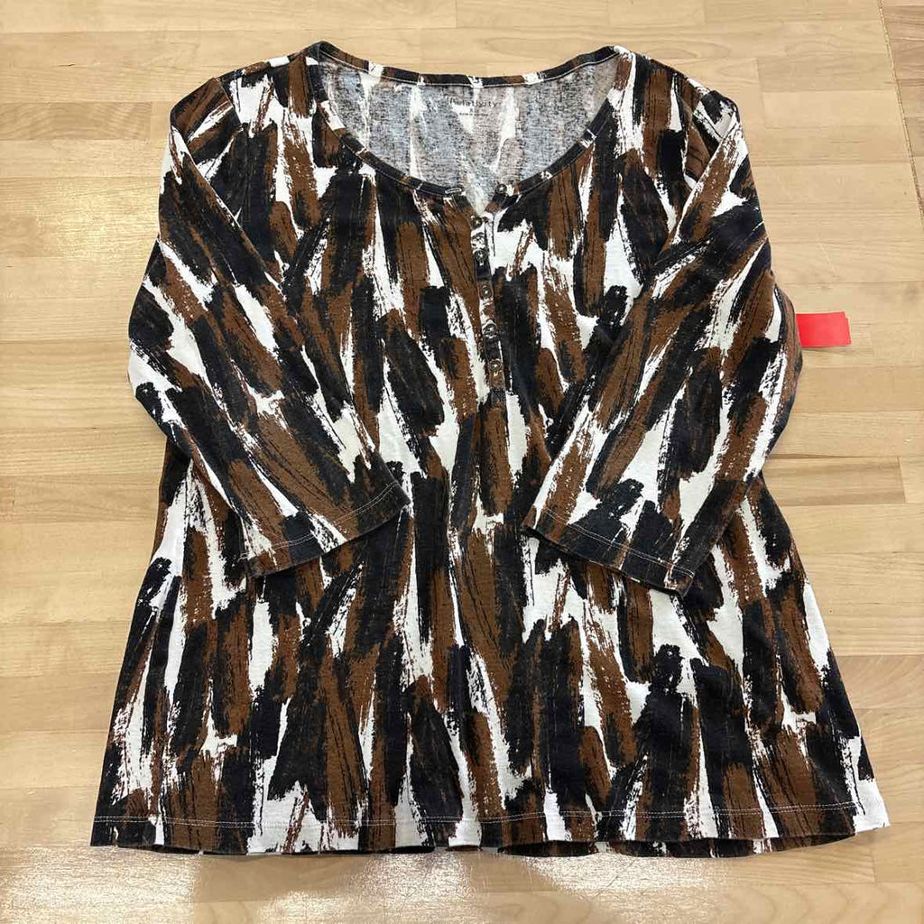 Relativity Size XL Brown Longsleeve