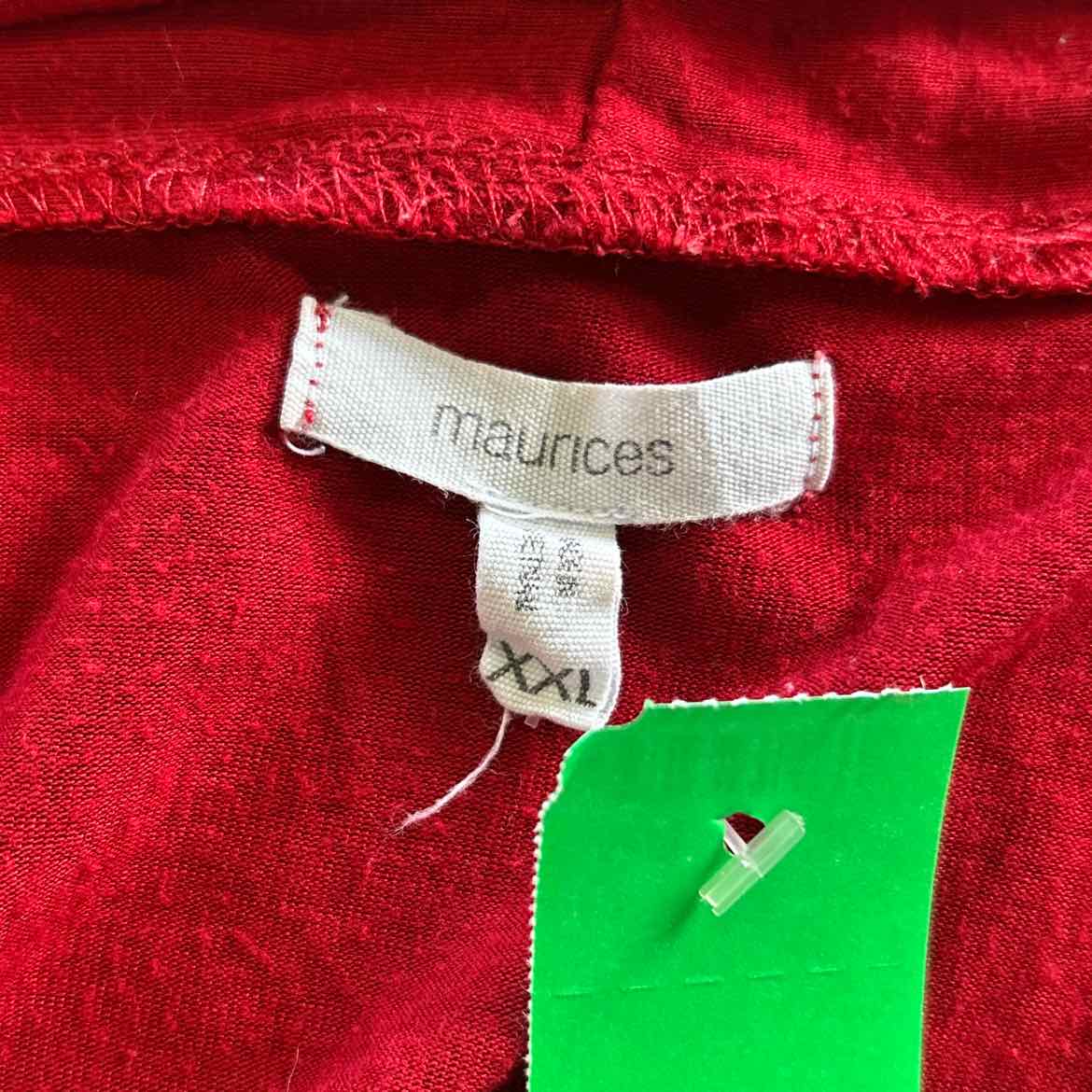 Maurices Size XXL Red Preloved Cardigan