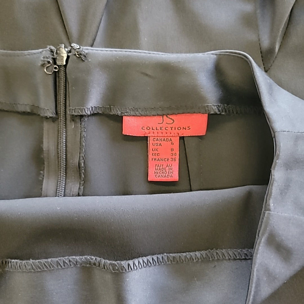 JS Collections Size 6 Black Skirt