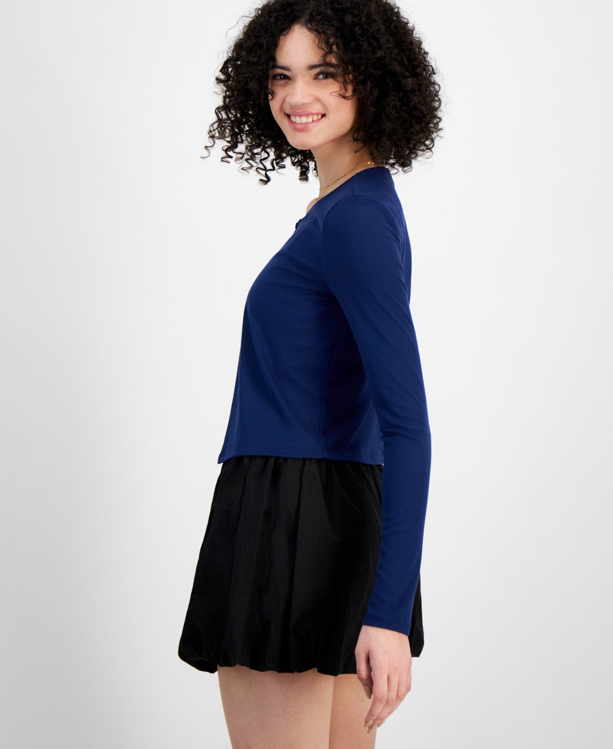 Just Polly Size M Flyaway Long Sleeve Cardigan
