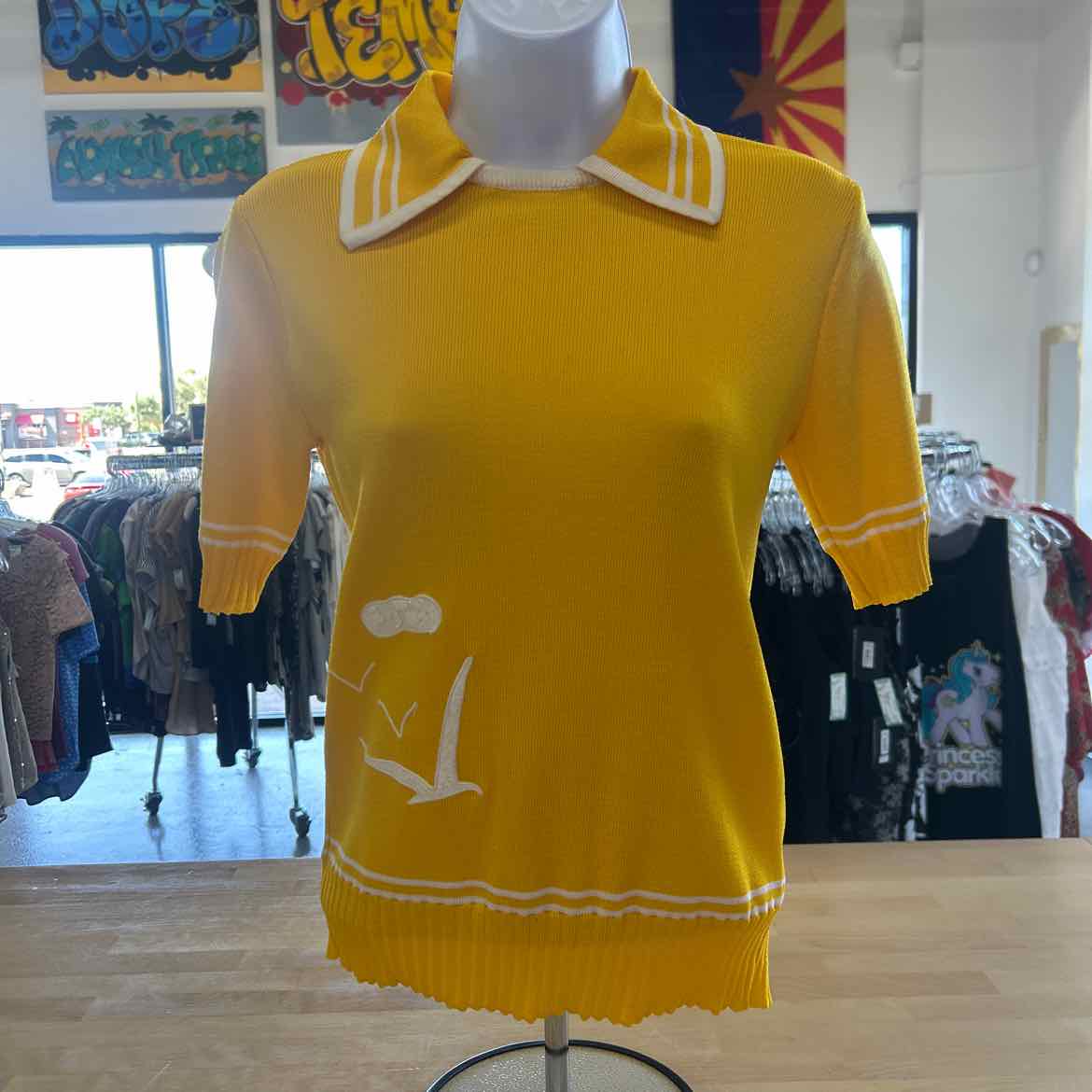 Vivian Wang Size 10P Yellow Preloved 2 pc Dress Set