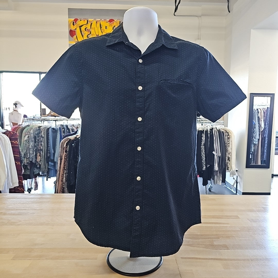 Structure Men's Size S Blue MENS Button Down Shirt