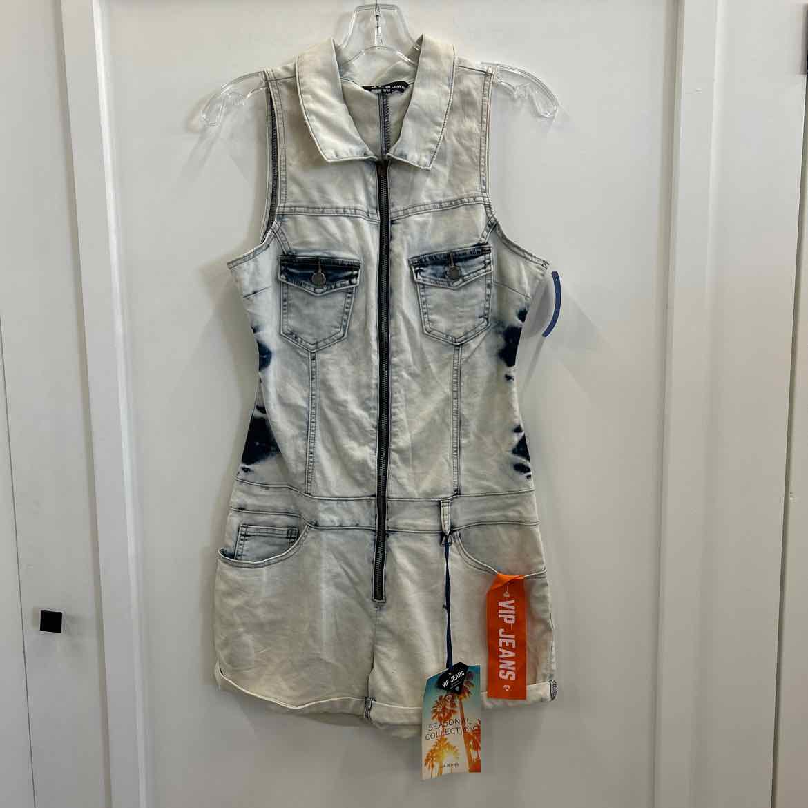 VIP Size 11/12 Blue Preloved Romper
