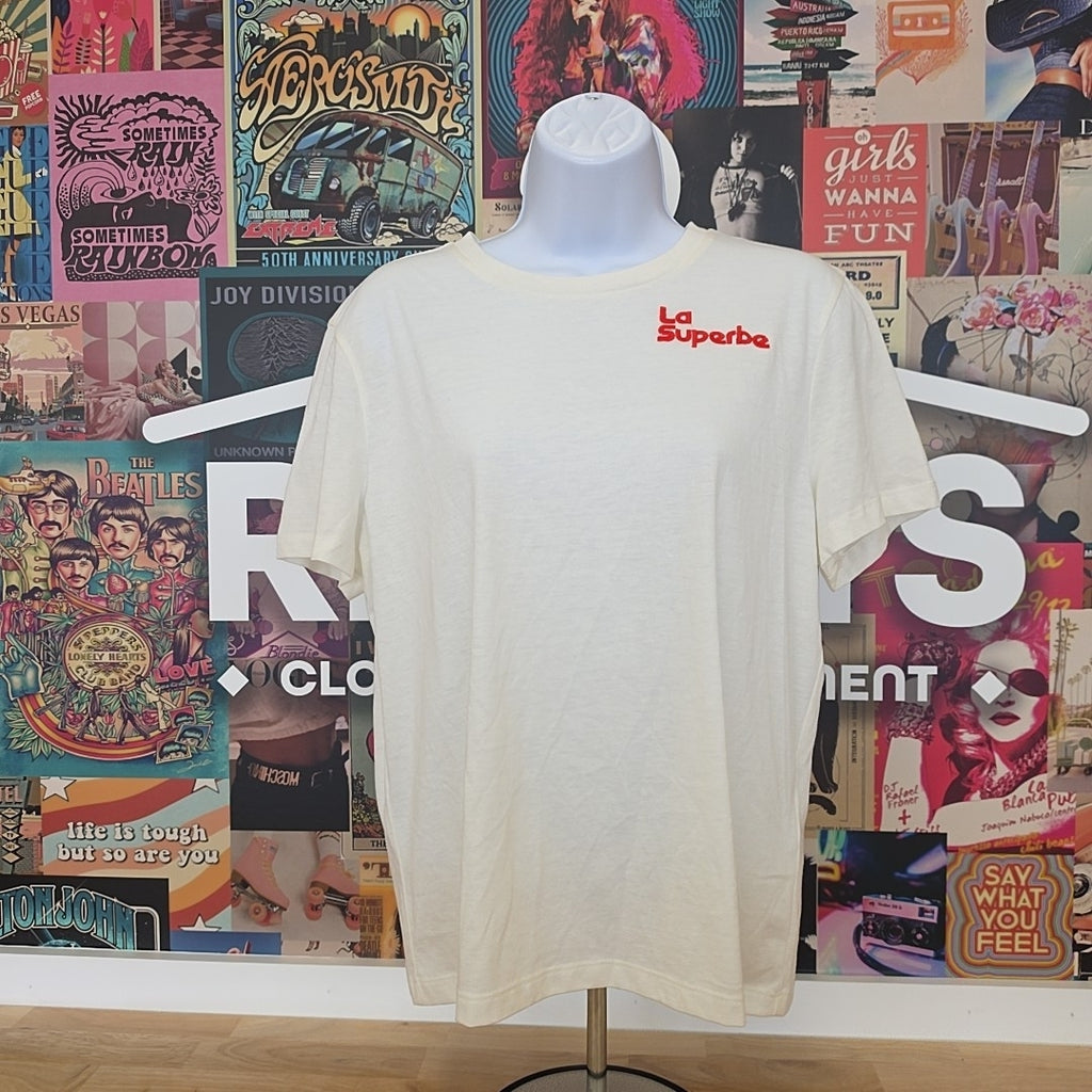 On 34th Size M White New T-Shirt SS