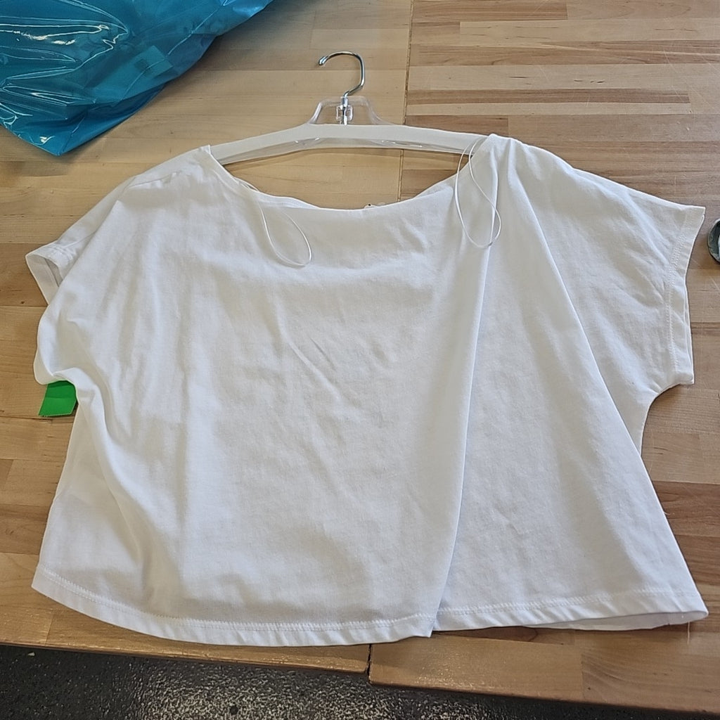 Self Esteem Juniors' Graphic Off-the-Shoulder T-Shirt - White