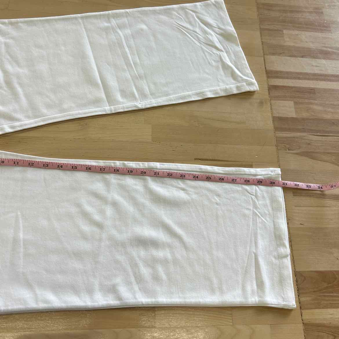 Christine Alexander Size L White Sweatpants
