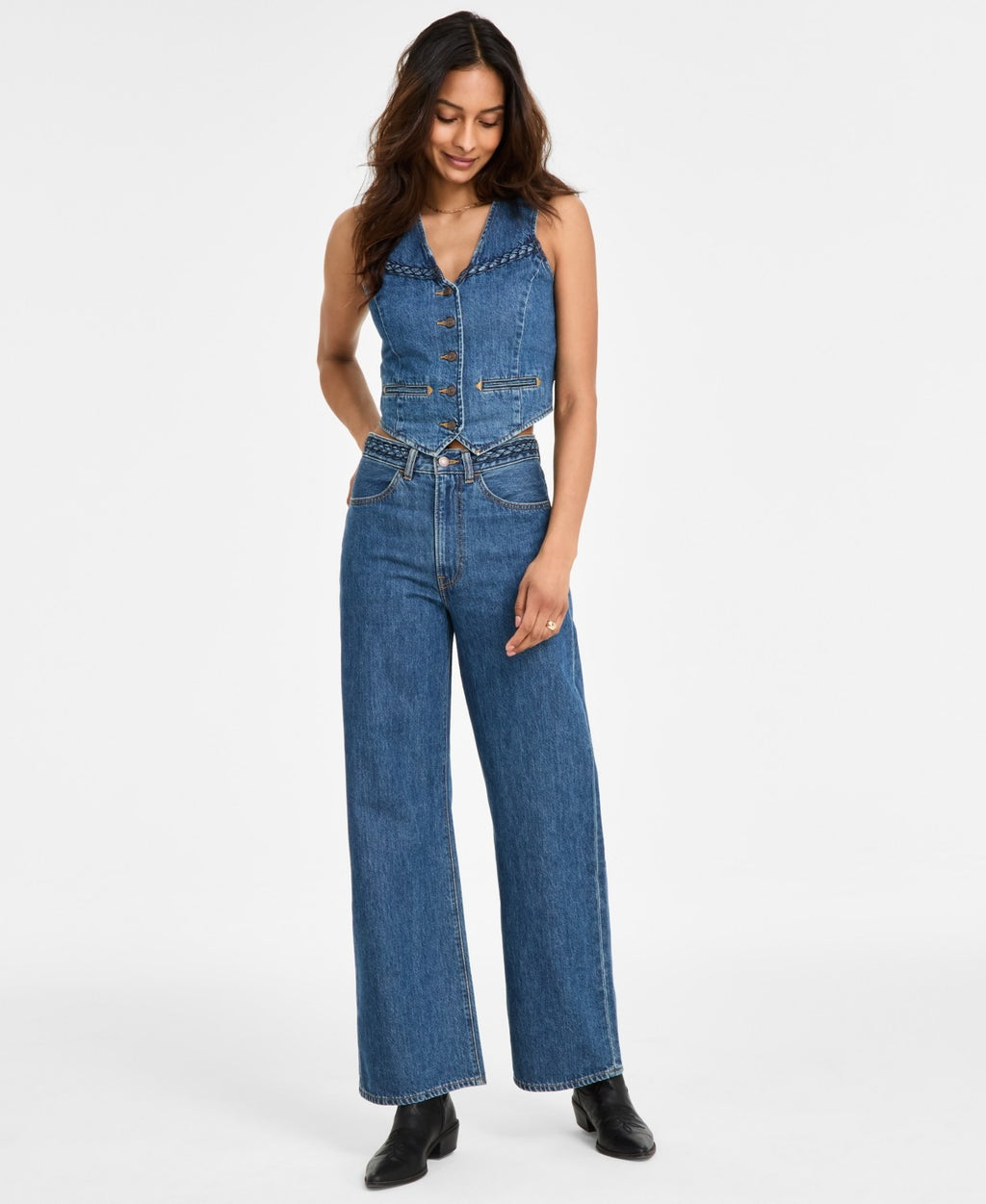 Levi's Ribcage Wide Leg Braided Women's Jeans