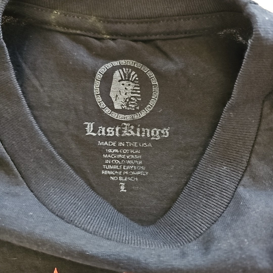 Last Kings Size L Black MENS T-shirt
