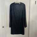 Calvin Klein Size 12 Black Sequined Preloved Dress