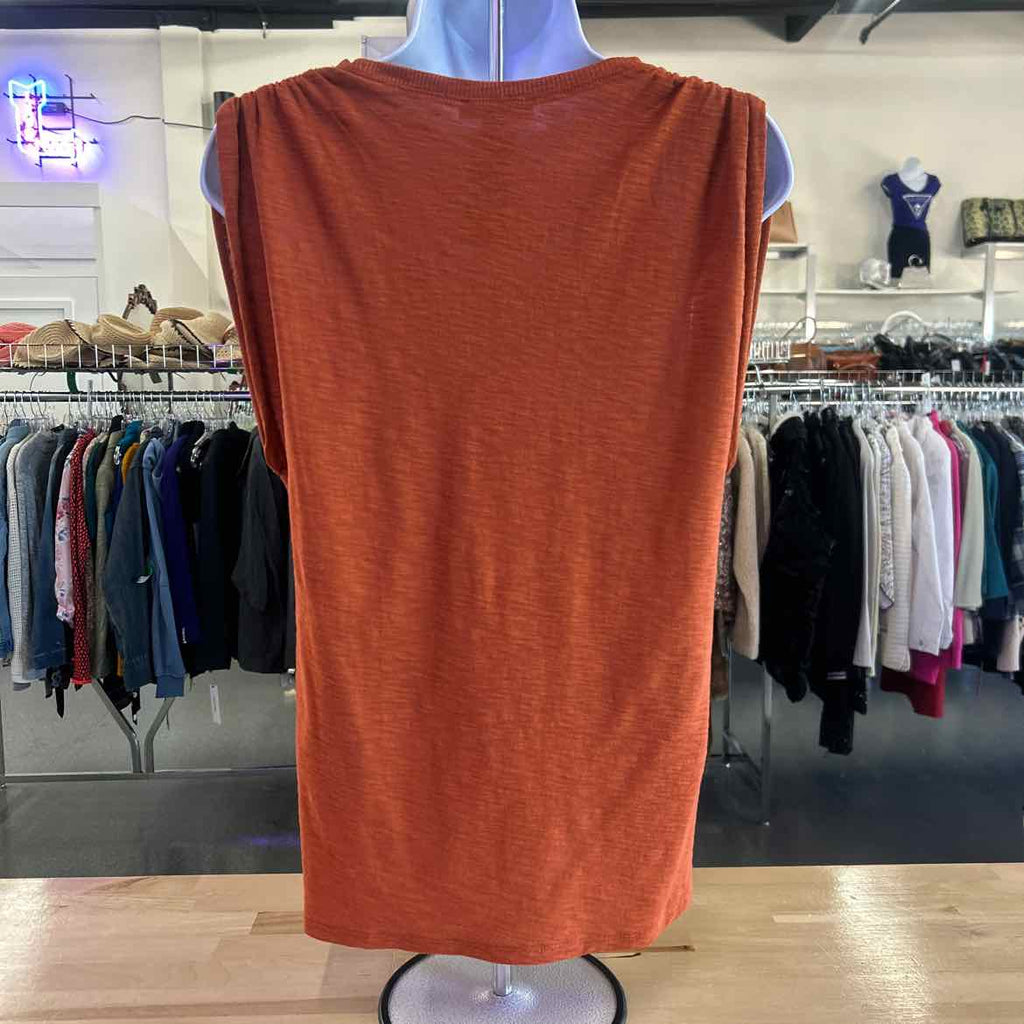 Express Size XS Orange Preloved Sleeveless