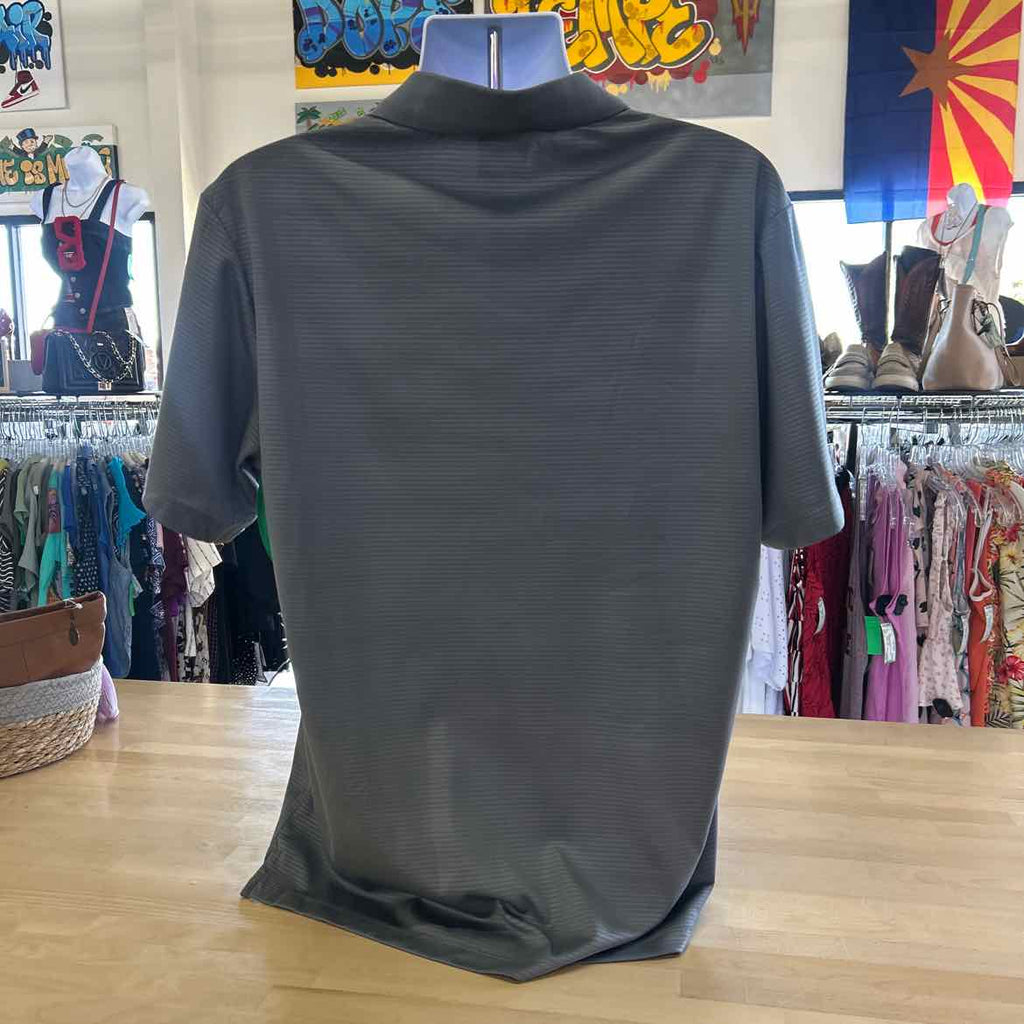Greg Norman Size L Gray Preloved MENS Polo