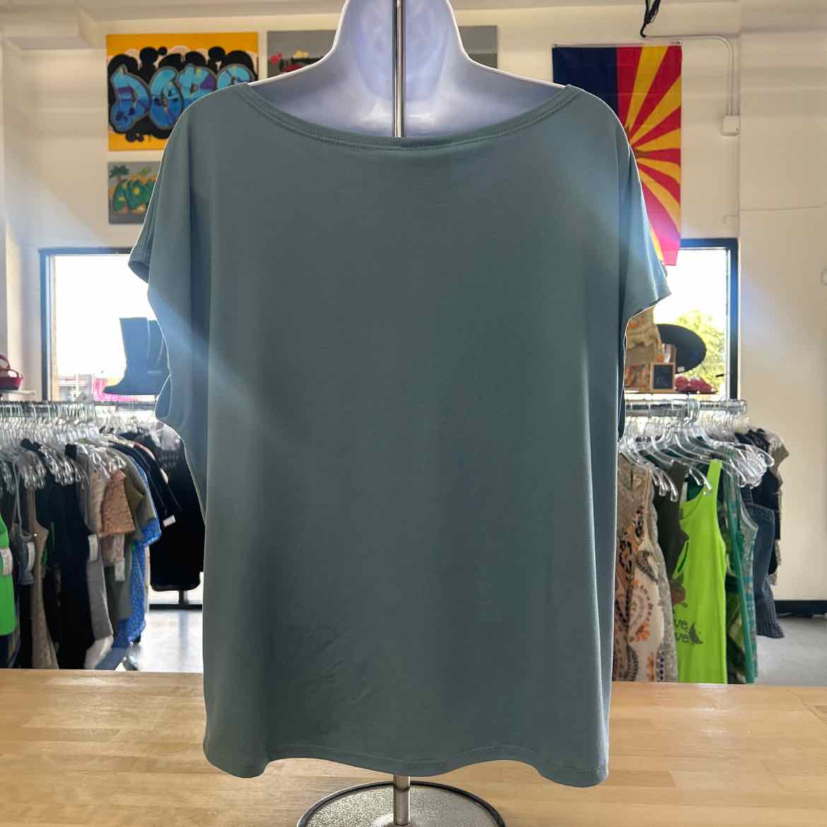 Bobeau Size S Blue Preloved Sleeveless