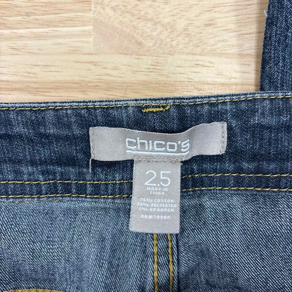 Chico's Size 2.50 (14) Blue Denim Preloved Jeans