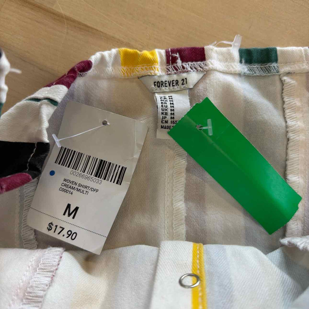 Forever 21 Size M Multi-Color Preloved Shirt