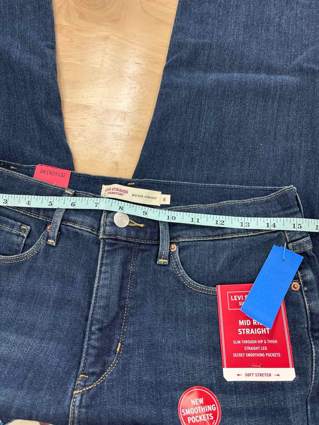 Levi's Size 8 Blue Denim New Jeans