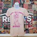 Rebellious One Size XS Pink New T-Shirt SS