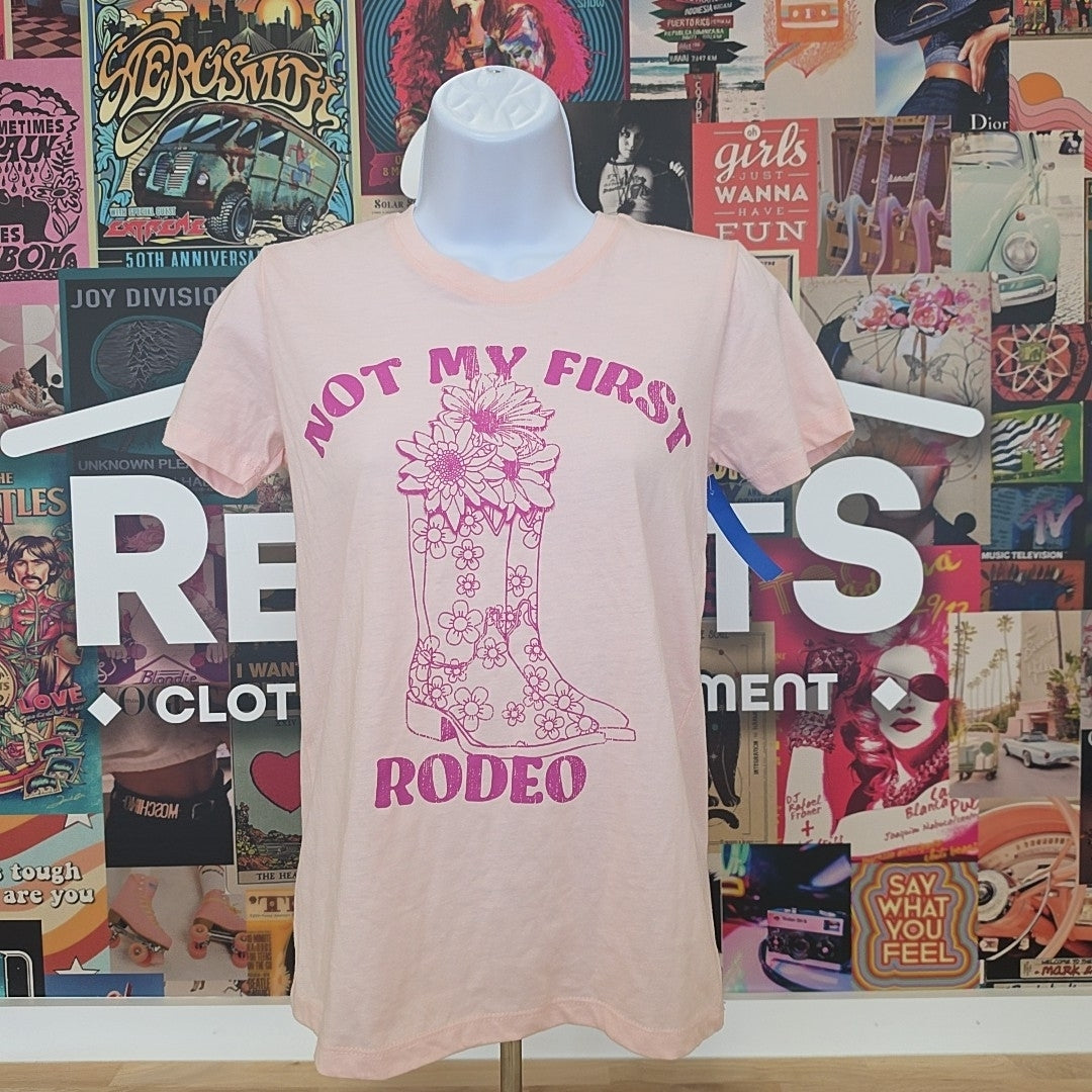 Rebellious One Size XS Pink New T-Shirt SS