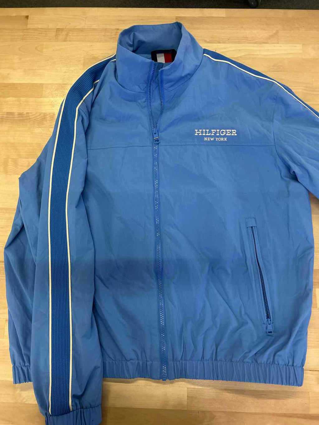 Tommy Hilfiger Men's Hilfiger Ny Stripe Track Jacket - Blue Spell