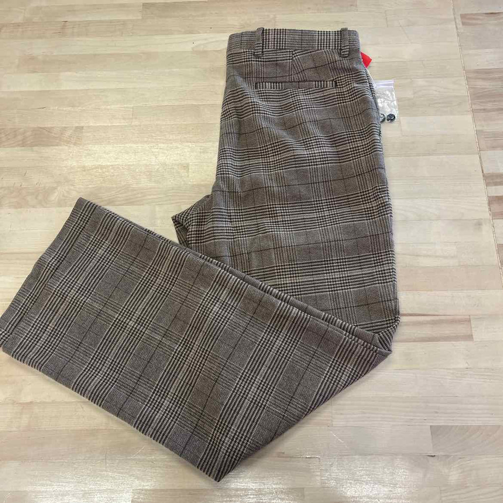 Mode of One Men's Relaxed-Fit Plaid Trousers