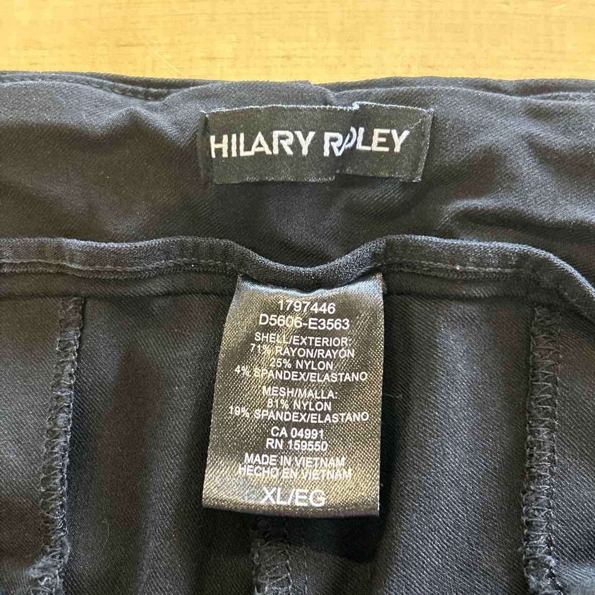 Hilary Radley Size XL Black Preloved Pants