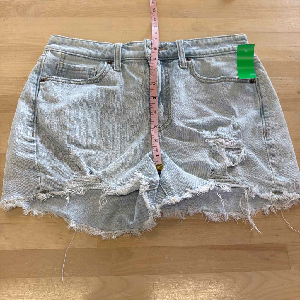 Old Navy Women Size 6 Blue Denim Preloved Shorts