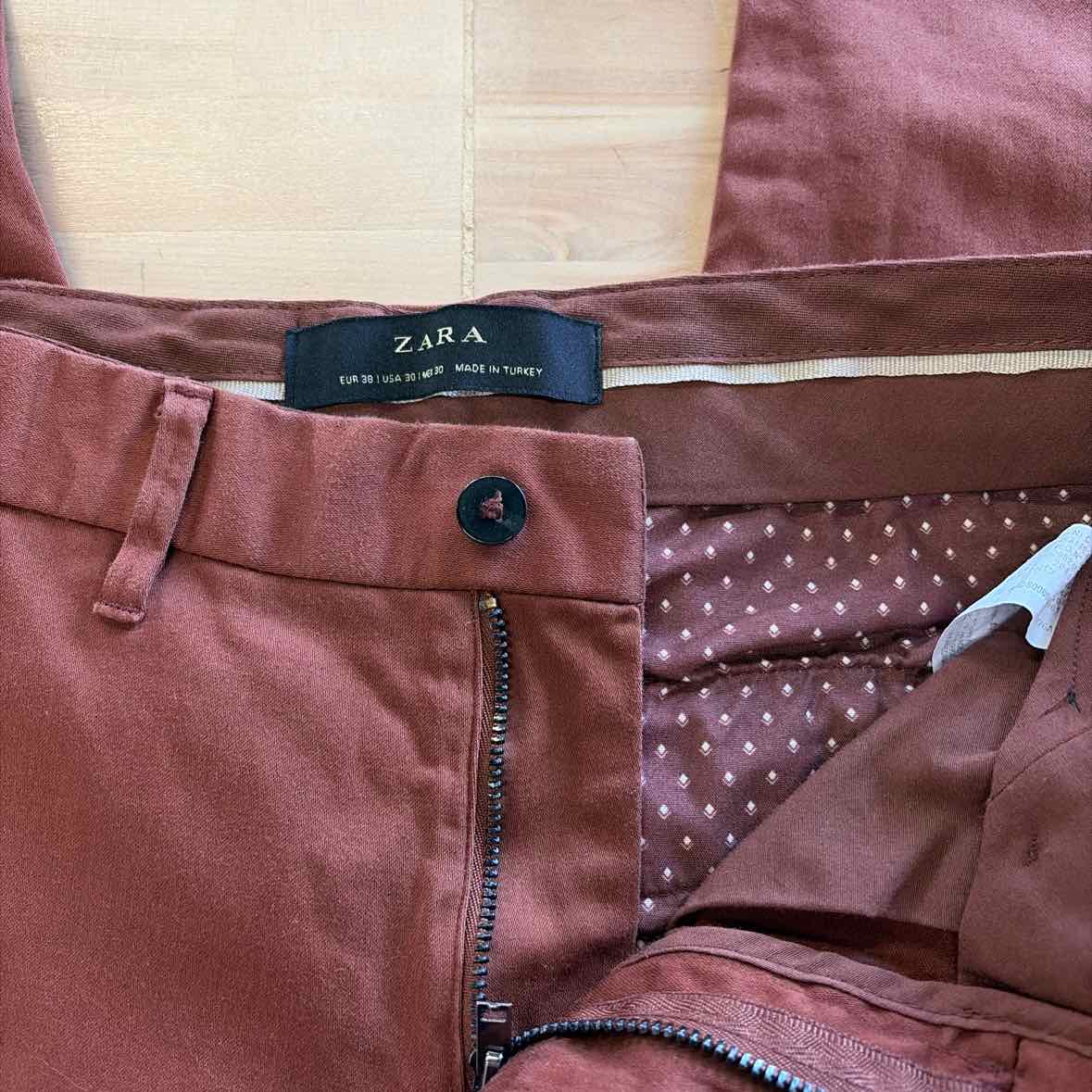 zara Size 30 Brown Preloved Pants