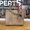 Brahmin Tan/Pink Preloved Handbag