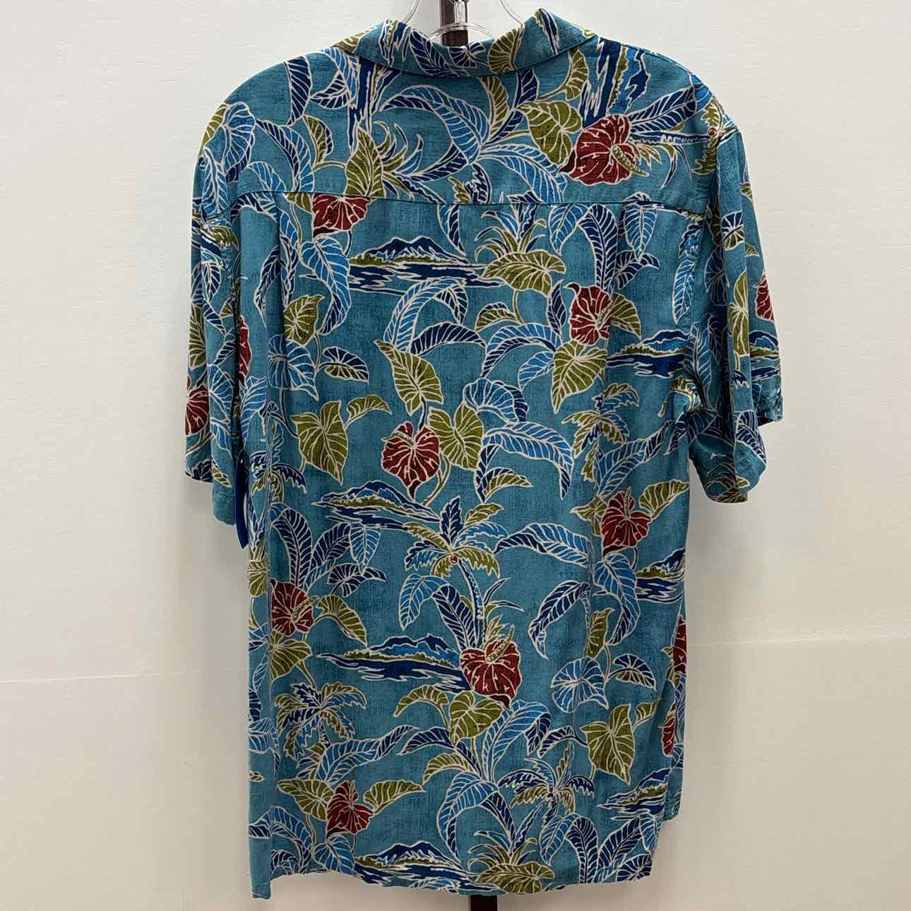 Campia Size M Blue Preloved MENS Button Down Shirt