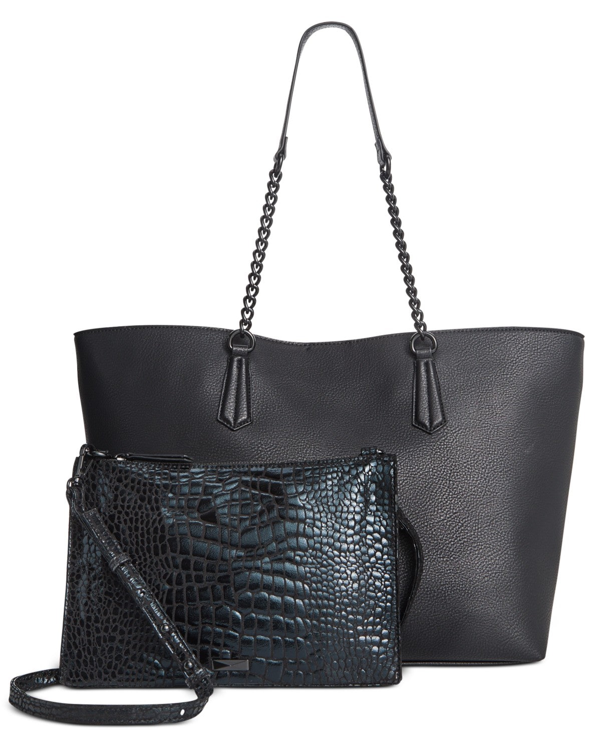 Zoiey 2-in-1 Extra-Large Tote Black/blk Croco