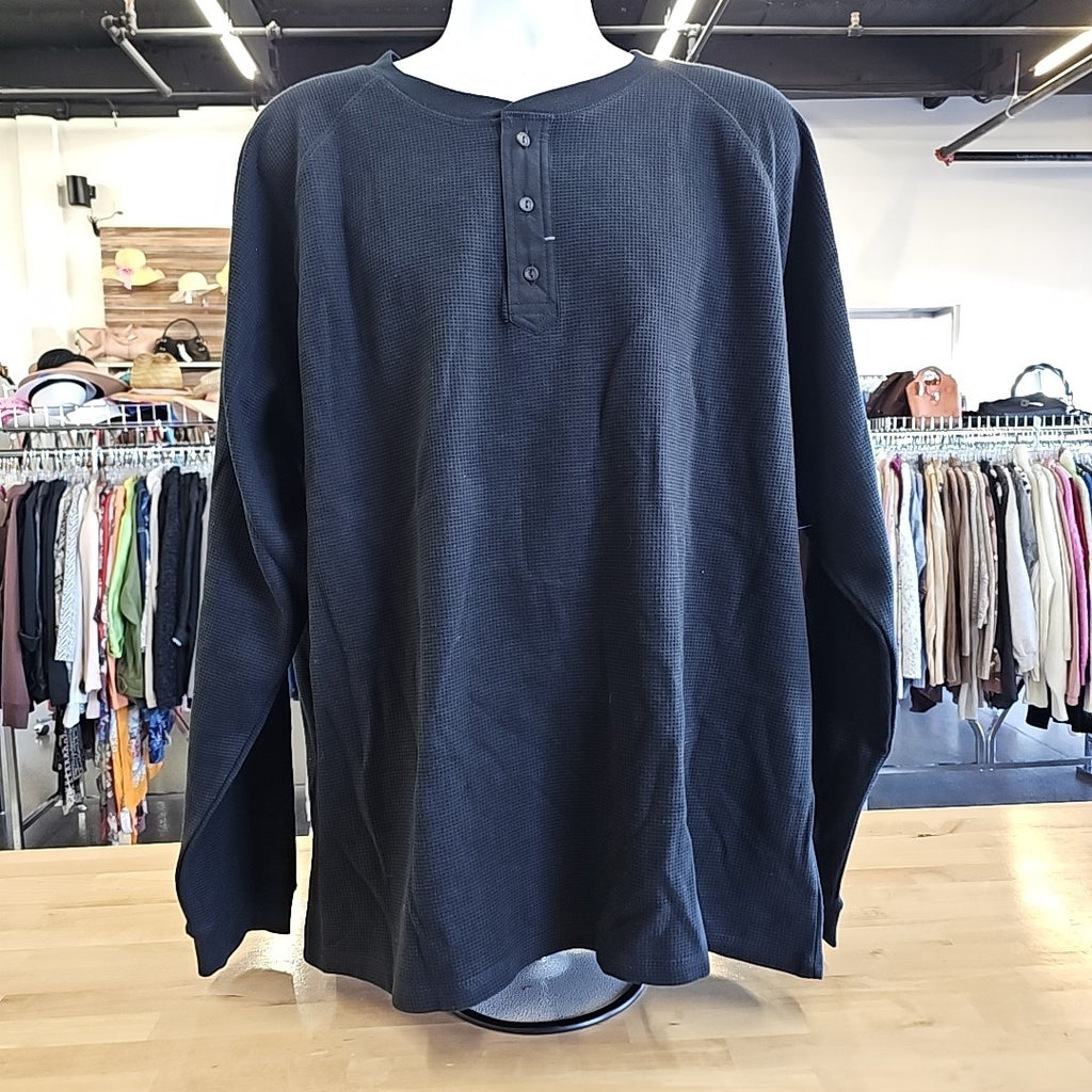 Bass Outdoor Size XXL Black MENS Long Sleeve Shirt