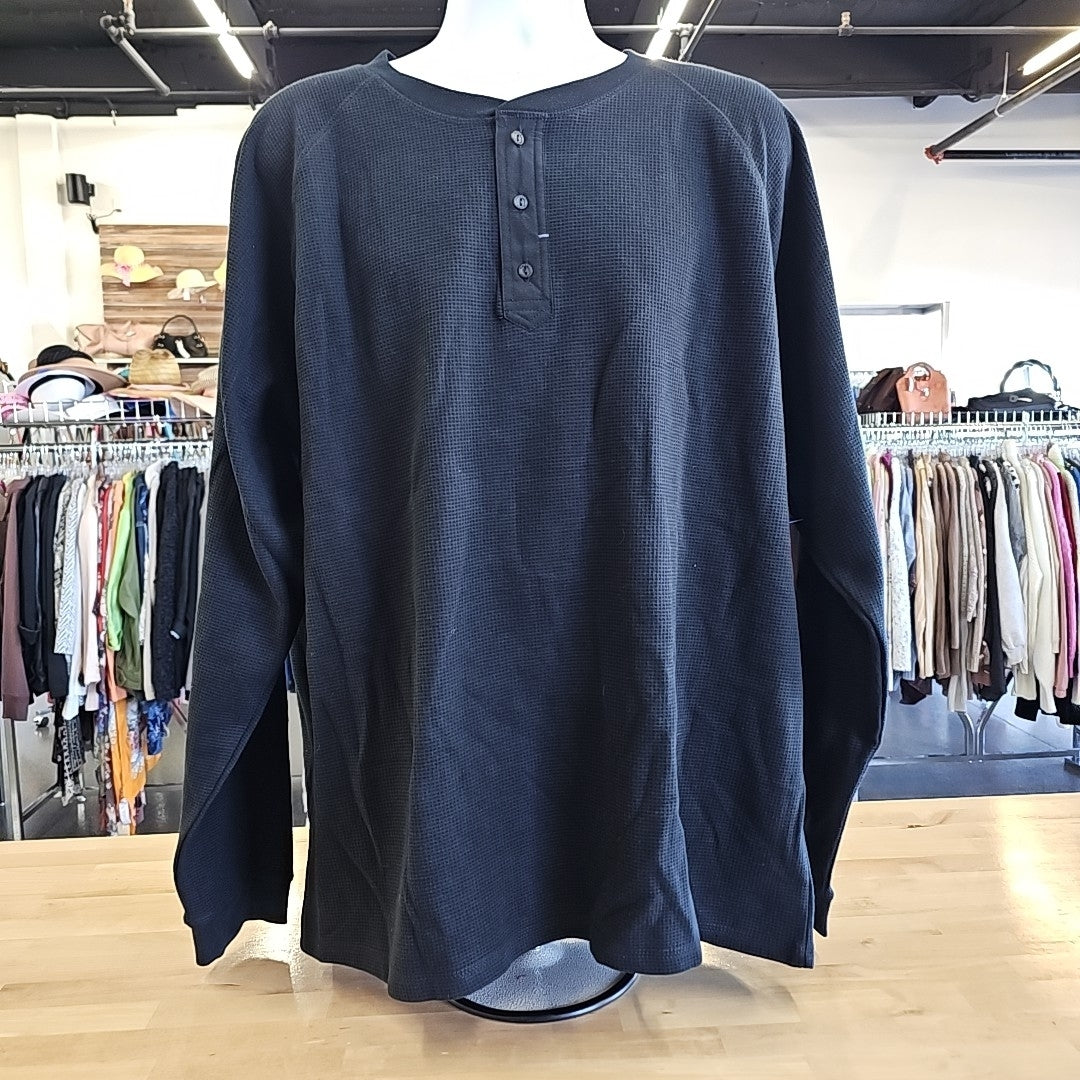 Bass Outdoor Size XXL Black MENS Long Sleeve Shirt