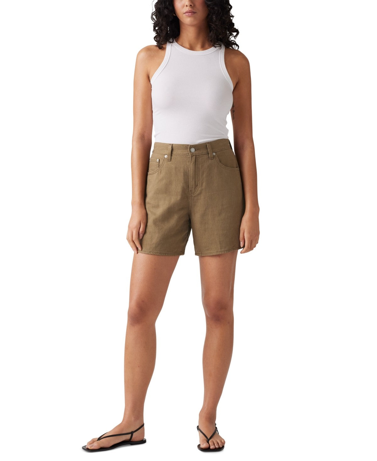 Levi's Women Size 28 Green New Shorts