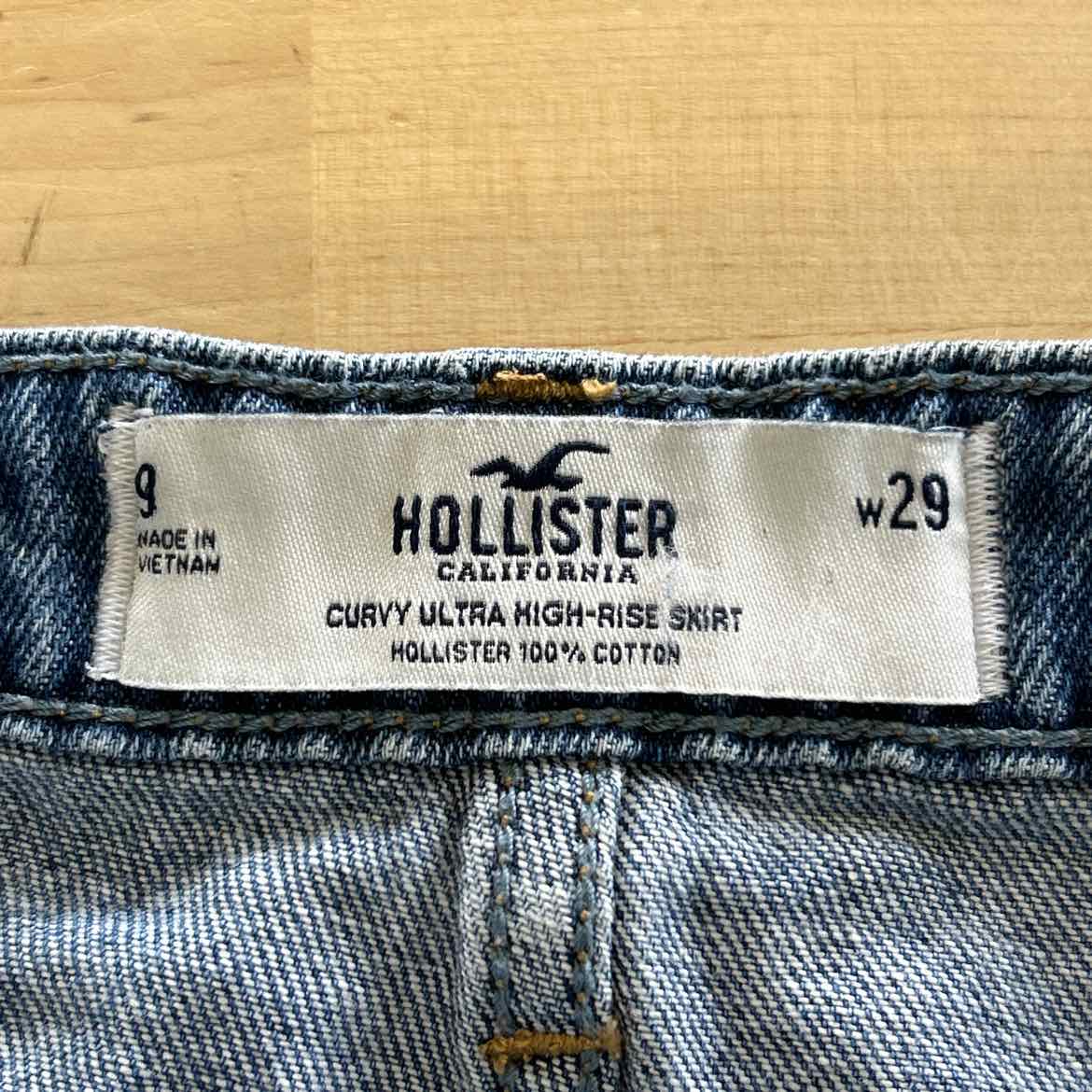 Hollister Size 29 Denim Preloved Skirt