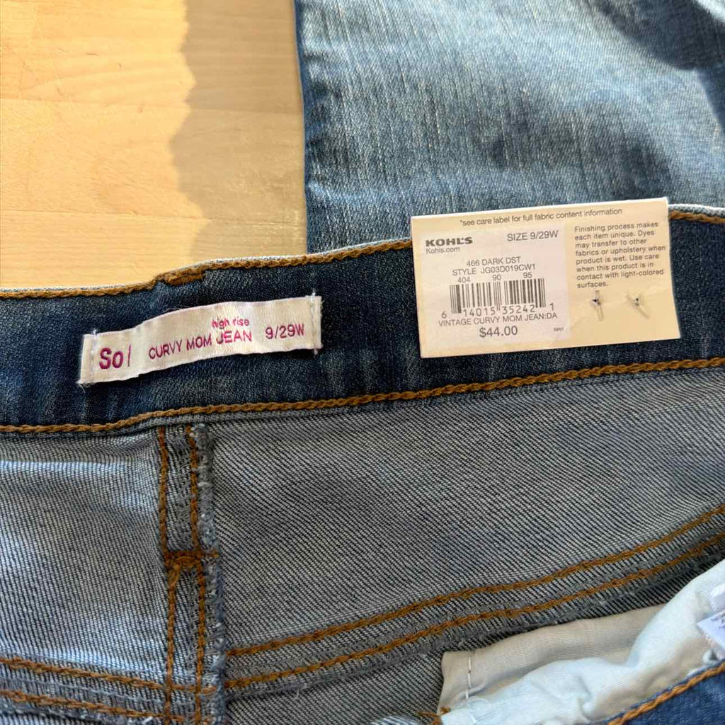 So Size 9 Blue Denim New Jeans