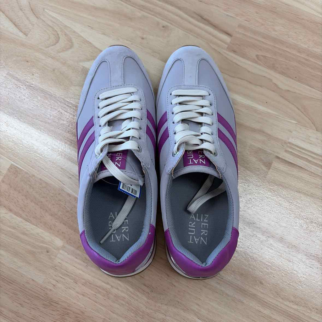 alizernatur Size 9 Naturalizer Lorena Women's Shoes Iced Lilac Fabric & Suede