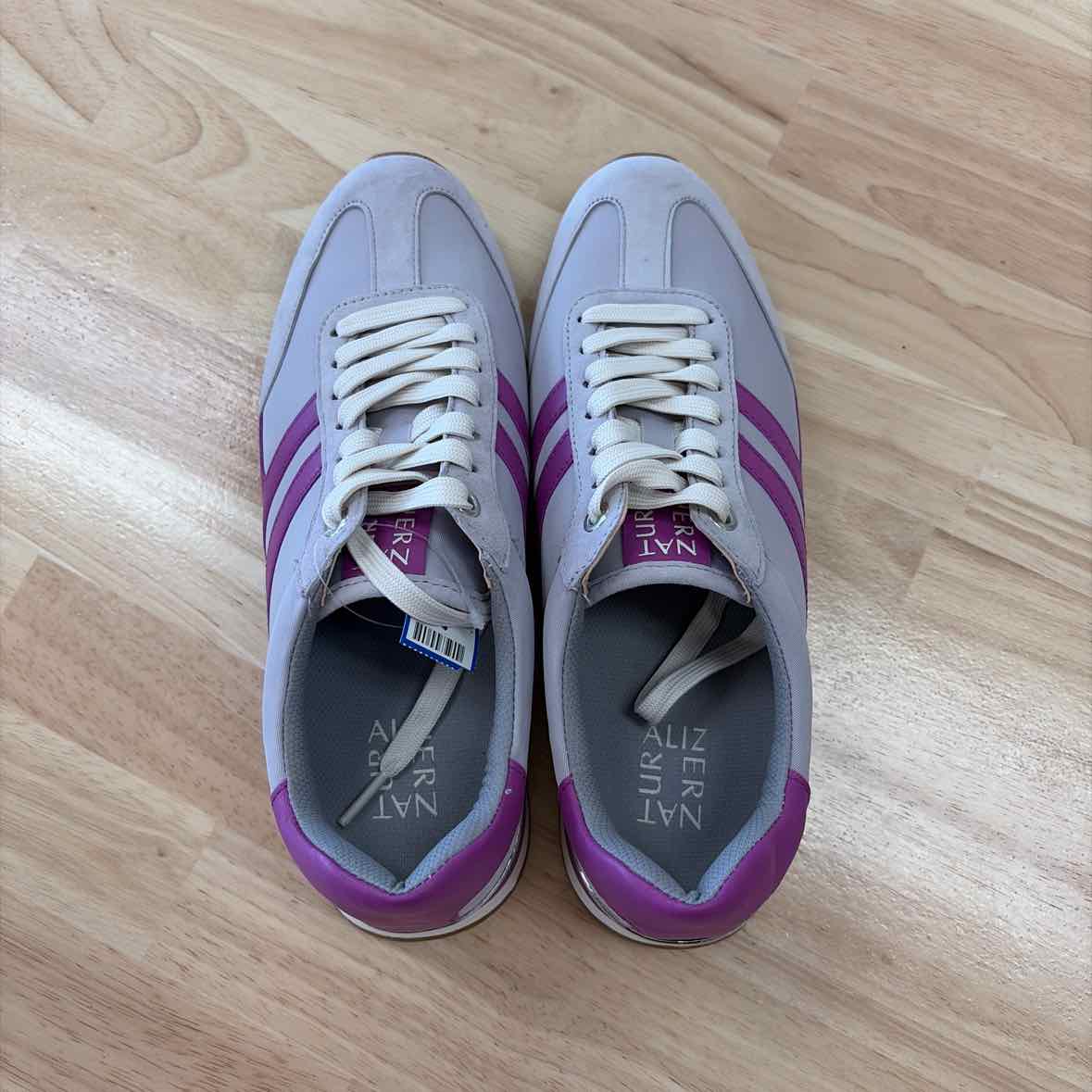 alizernatur Size 9 Naturalizer Lorena Women's Shoes Iced Lilac Fabric & Suede