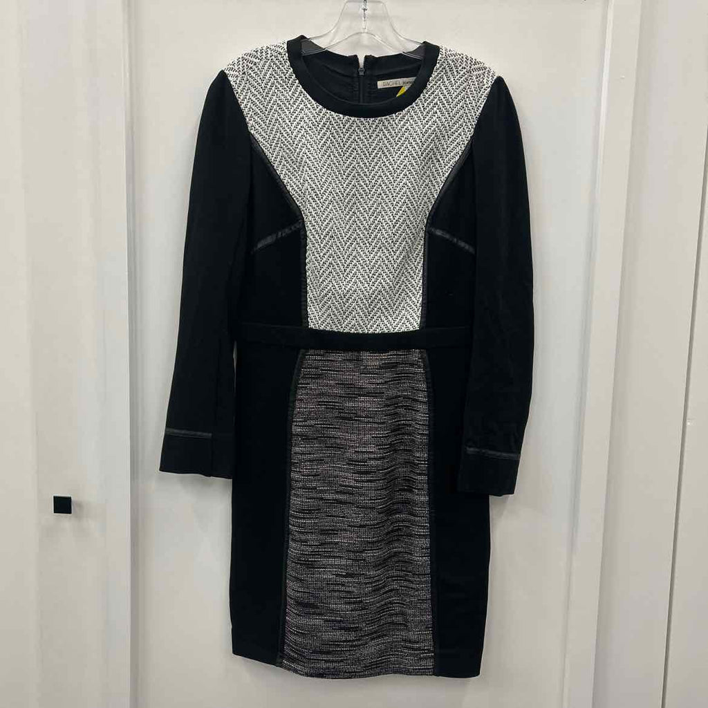 Rachel Roy Size 10 BLACK & WHITE Dress