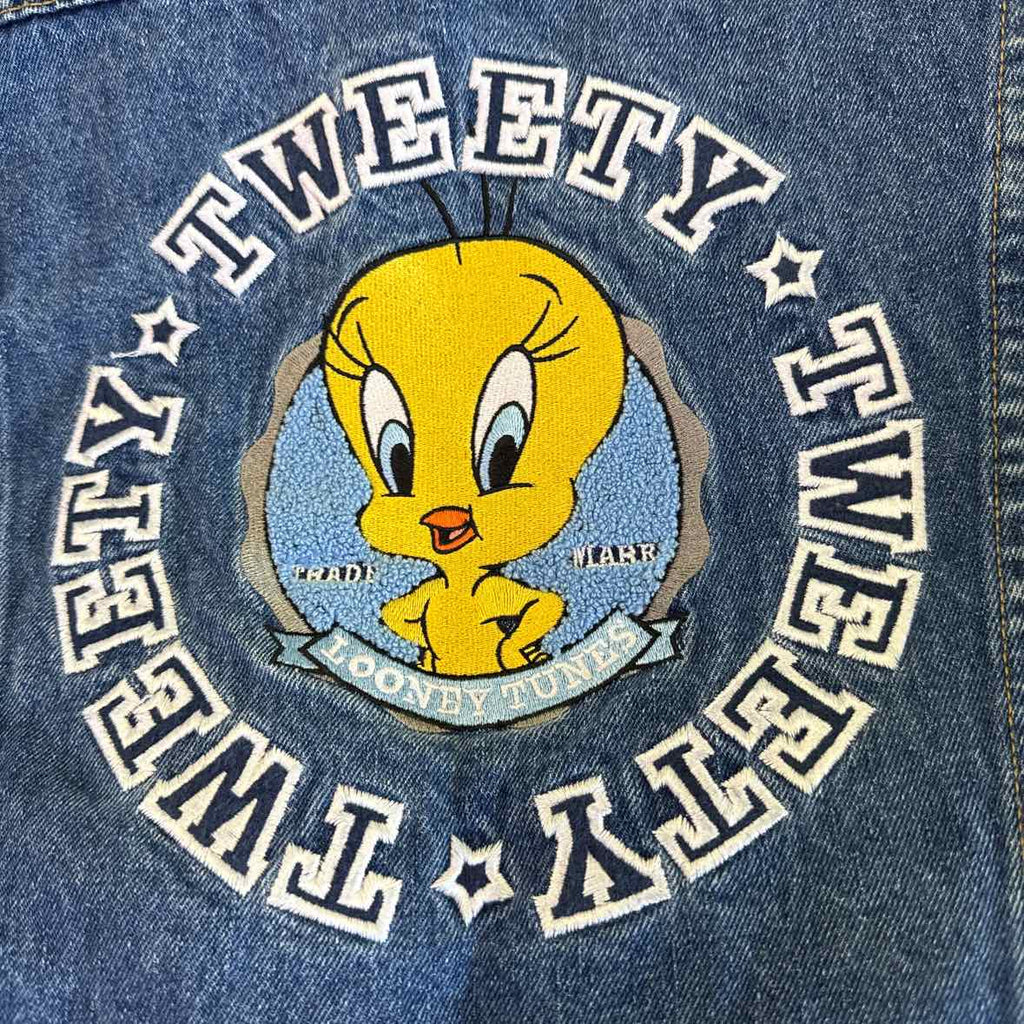 Warner Bros. Size L Blue Denim Jacket