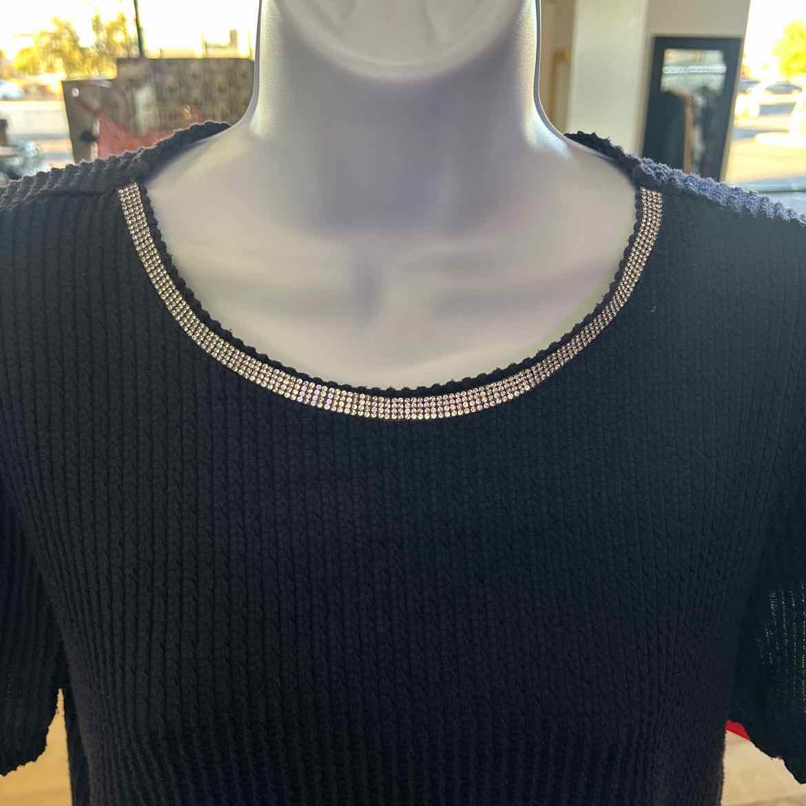 Como Blu Size L Blue Used Blouse