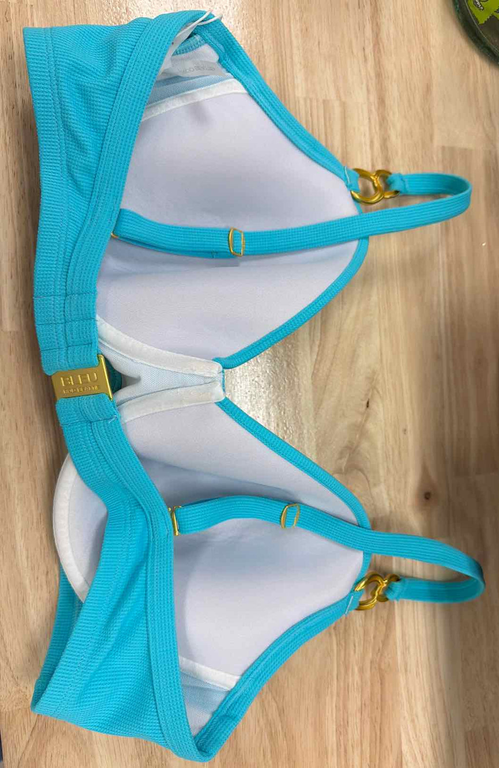 Bleu Size 38D Underwire Bikini Top