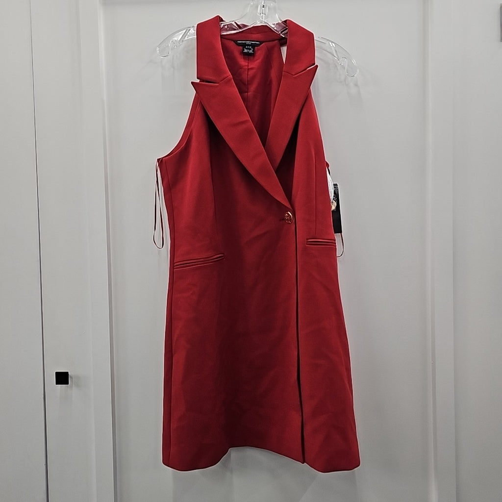 Whisper Halter Blazer Dress French Connection Dresses Red 10