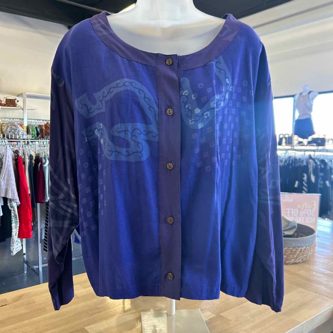 Yazdi Size One Size Blue 2 pc Dress Set