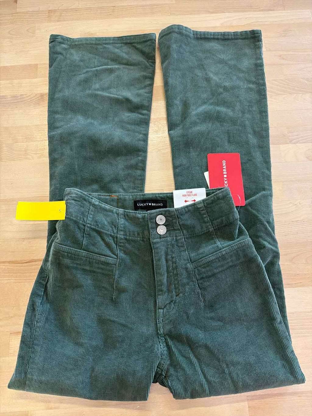 Lucky Brand Size 00 Green New Pants