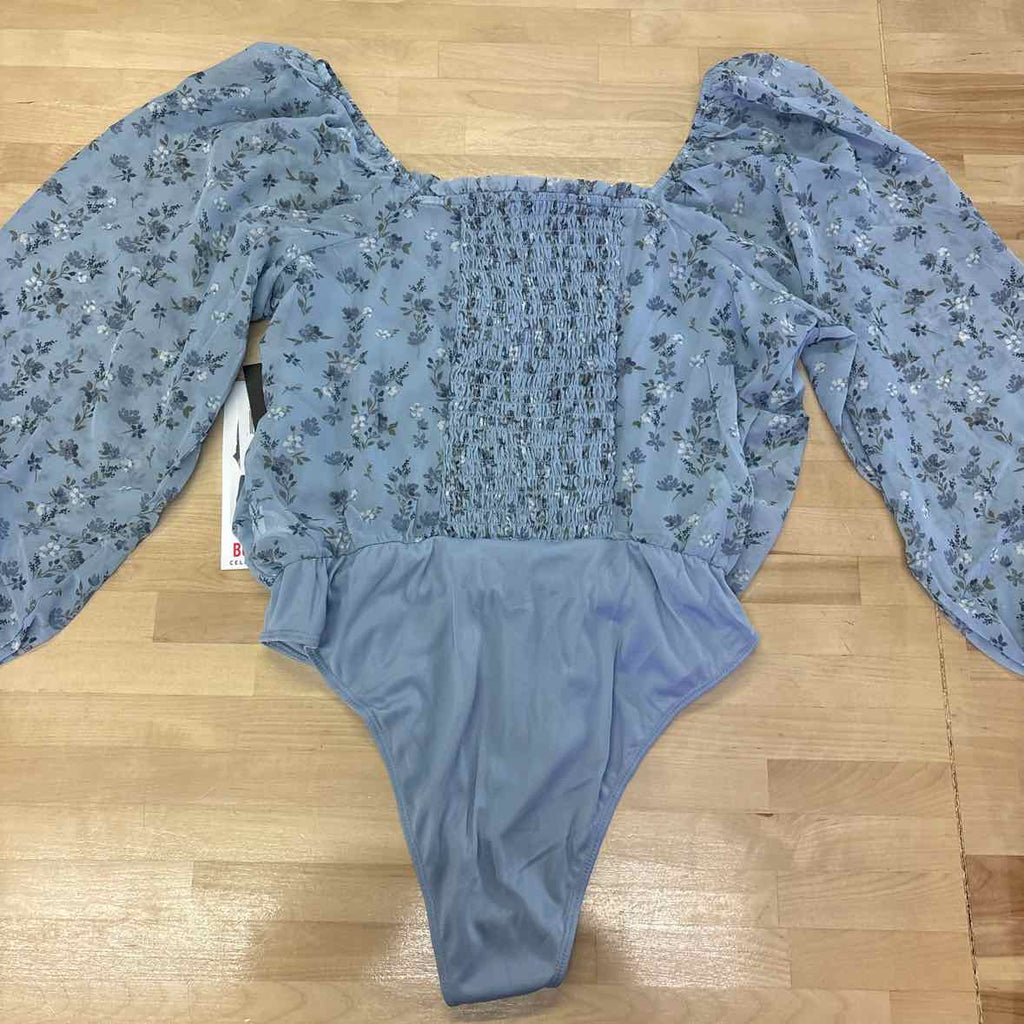 Celebrity Pink Juniors' Ruched Long-Sleeve Bodysuit