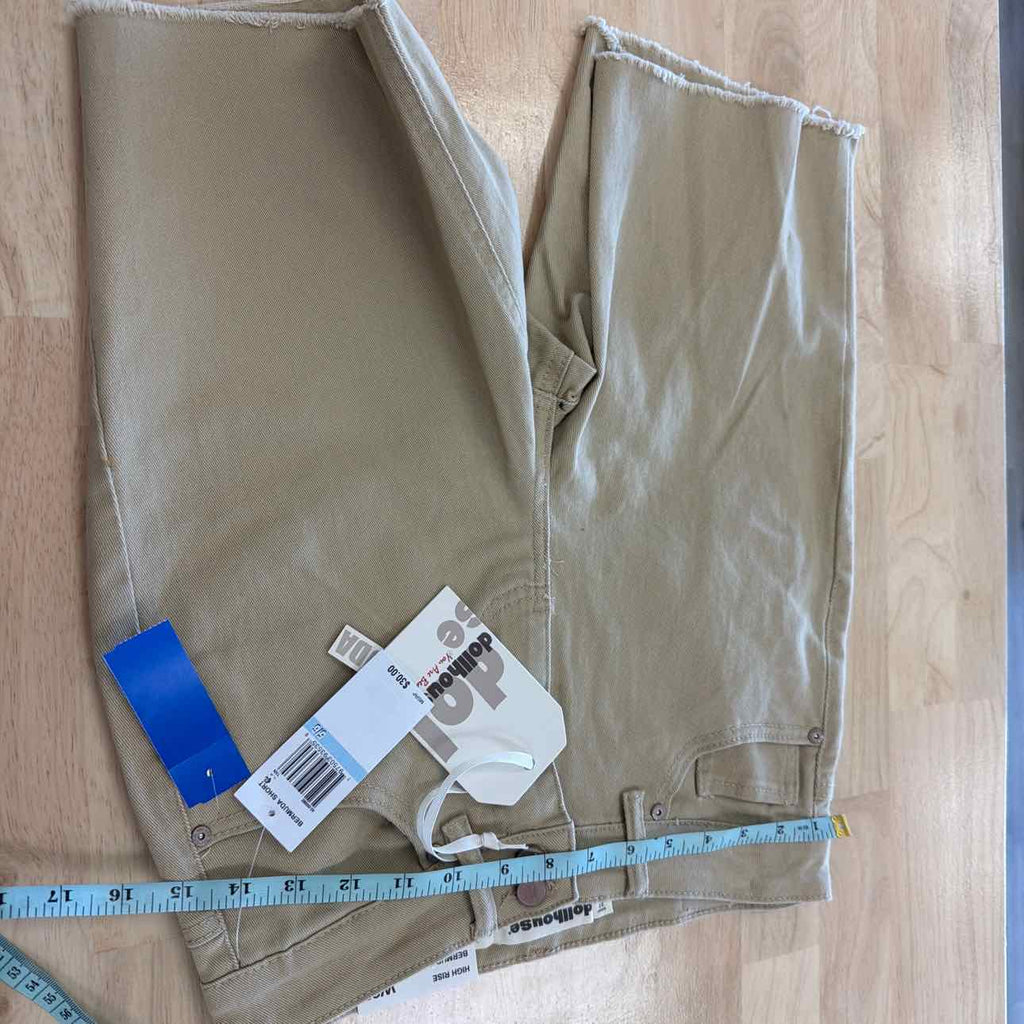 dollhouse Women Size 27 Tan New Shorts