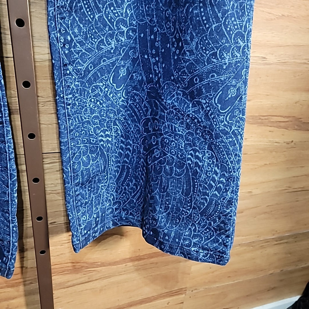 INC Size 24W Blue Cotton Jeans
